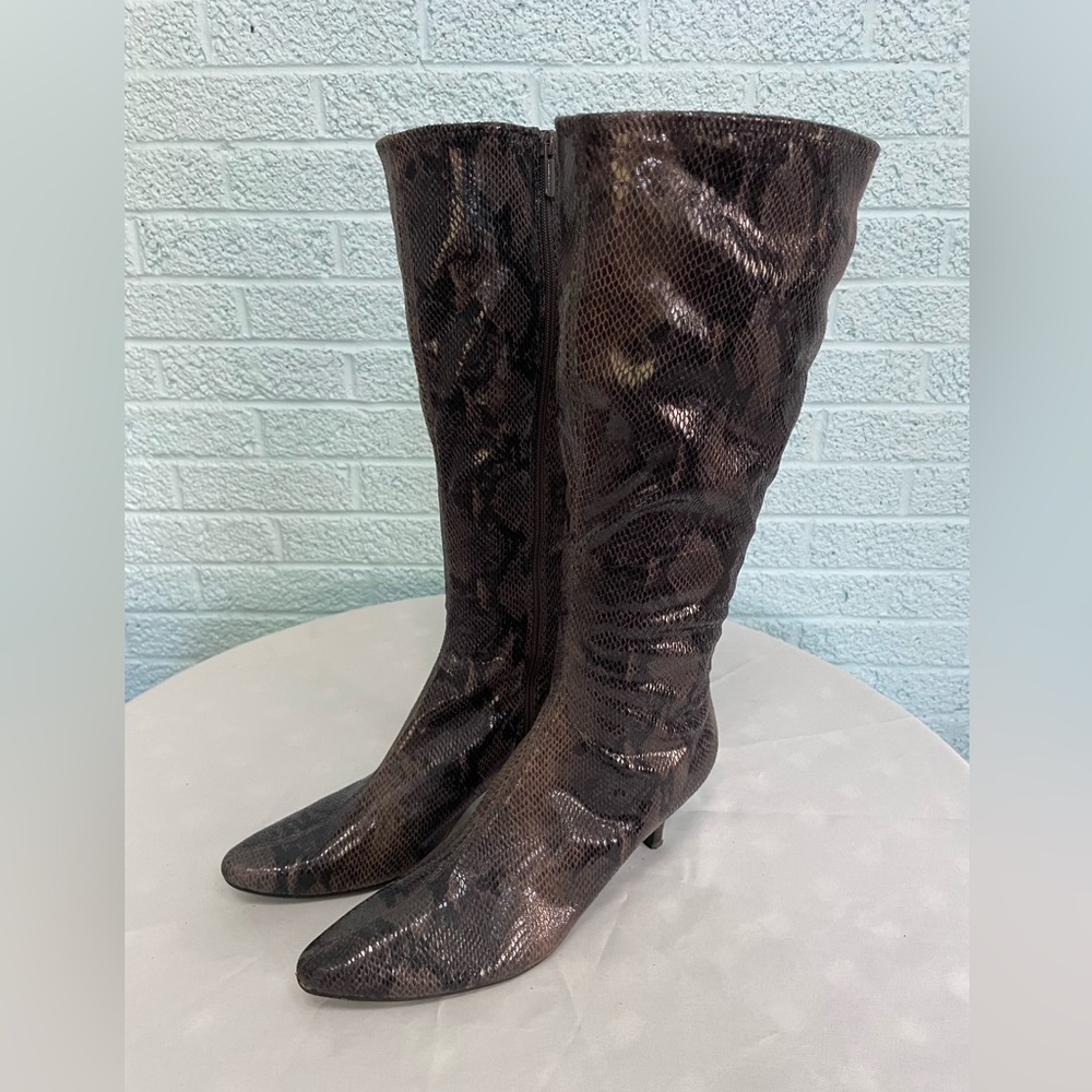 Impo Stretch Norris Animal Print | Women’s Size 11 Boots mod wife goth rock